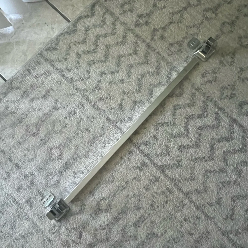 Silver Towel Holder 24”